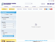 Tablet Screenshot of grupobaldomero.com